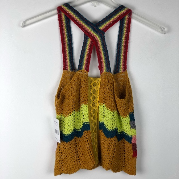 NEW Free People Boho Open-Back Sweater Tank - Picture 7 of 8